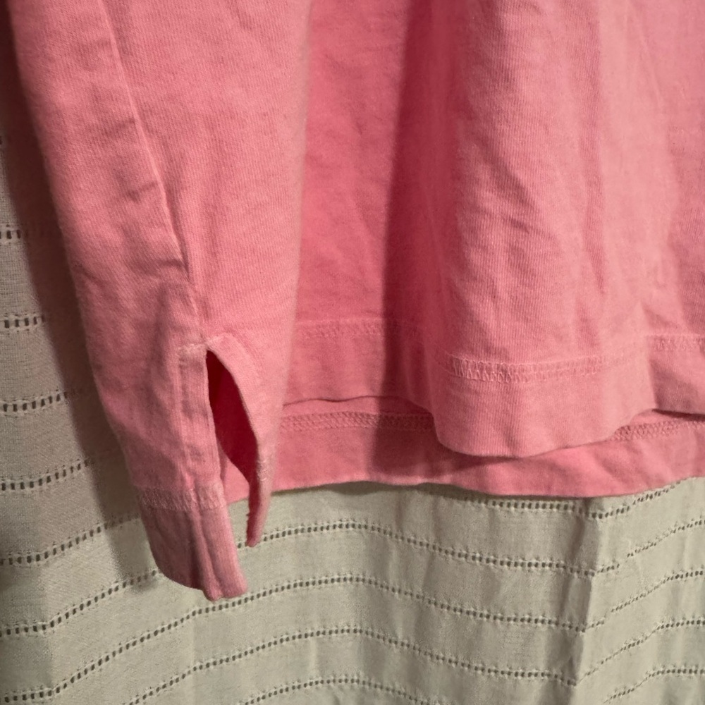 Old Navy Pink Long-Sleeve Vintage Loose T-Shirt Size Large - Picture 2 of 5